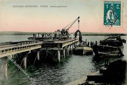 Kolonien Deutsch Ostafrika Tanga Landungsbrücke I-II Colonies - Geschichte