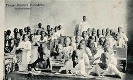 Kolonien Deutsch Ostafrika Tanga Schülerklasse 1908 I-II (fleckig) Colonies - History
