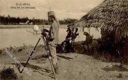 Kolonien Deutsch Ostafrika Übung Mit Dem Heliograph I-II Colonies - Geschichte