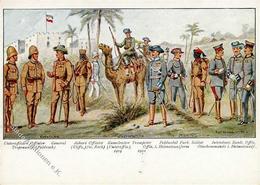 Kolonien Deutsch Ostafrika Uniformen Der Kolonial Soldaten Künstlerkarte I-II Colonies - Histoire