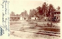 Kolonien Deutsch-Ostafrika Tanga Usambara Eisenbahn Stpl. Tanga 7.6.12. I-II (fleckig) Chemin De Fer Colonies - History