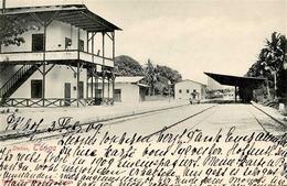 Kolonien Deutsch-Ostafrika Usambarabahn Station Tanga Stpl. Wilhelmsthal 4.2.09 I-II Colonies - History