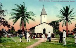 Kolonien Kamerun Duala Bonadume Kirche Der Basler Mission Stpl. Duala 12.2.10 I-II Colonies - History