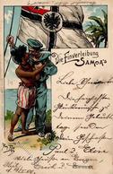 Kolonien Samoa Die Einverleibung Samoas Sign. Thiele, Arthur 1900 I-II (fleckig) Colonies - Geschiedenis