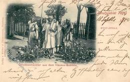 Kolonien Togo Elfenbeinhändler Aus Dem Haussa Gebiet Stpl. Lome 19.9.00 I-II Colonies - Geschiedenis