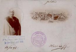 Deutsche Post Türkei Constantinopel Kaiser Wilhelm II 1898 I-II - Geschiedenis