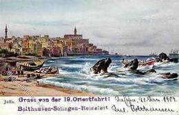 Kolonien Deutsche Post Türkei Jaffa  Perlberg, F. 1907 I-II Colonies - Geschiedenis