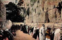 Kolonien Deutsche Post Türkei Jerusalem Klagemauer 1913 I-II Colonies - History