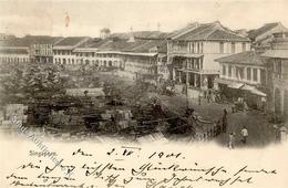 Kolonien Singapu Stempel Penang DE 2 1901 I-II (kl. Beschädigung) Colonies - History