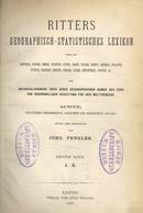 AK-Geschichte Ritters Geograhisch Statistisches Lexikon 2 Bände Penzler, Johs. 1895 Verlag Otto Wigand Ges. 2266 Seiten  - Storia