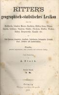 AK-Geschichte Ritters Geograhisch Statistisches Lexikon 2 Bände Stark, A. 1864 Verlag Otto Wigand Ges. 1735 Seiten II (S - Historia