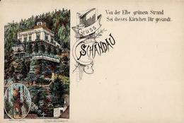 Vorläufer Bad Schandau (O8320) Gasthaus Schloss Bastei I-II - Ohne Zuordnung
