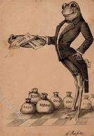 Vorläufer Frosch Personifiziert Geld 1886 I-II (fleckig) Grenouille Argent - Ohne Zuordnung