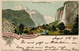 Vorläufer Lauterbrunnen (3822) Schweiz Lithographie 1895 I-II - Unclassified