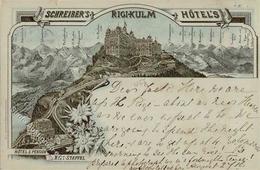 Vorläufer Rigi Kulm (6410) Schweiz 1893 I-II - Non Classificati