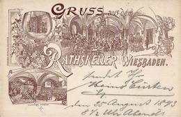 Vorläufer Wiesbaden (6200) Rathskeller 1893 I-II - Ohne Zuordnung