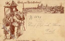 SCHEINER Vorläufer 1891 Aschaffenburg (8750) I-II - Zonder Classificatie