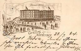 Vorläufer 1894 - Strand-Hotel NORDERNEY I - Sin Clasificación