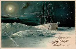 Expedition Nordpol Die Fram Nach Der Großen Eispressung Künstlerkarte 1899 I-II - Non Classificati