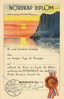 POLAR - Klappkarte (keine Ak) NORDKAP - Reise  1939 I - Unclassified