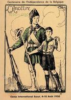 Pfadfinder Camp International Künstlerkarte I-II Scoutisme - Scoutisme