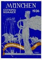 Olympiade 1936 Das Braune Band Von Deutschland Sign. Ehrenberger Künstlerkarte I-II - Giochi Olimpici