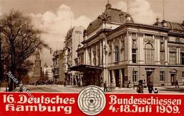 Schützenfest Hamburg (2000) 16. Deutsches Bundesschießen 1909 I-II - Schieten (Wapens)
