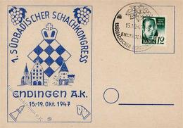 Schach Endingen (7833) 1. Süddeutscher Schachkongress I-II - Chess