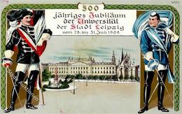 Studentika LEIPZIG - 500 Jahre UNIVERSITÄT LEIPZIG 1909 I-II - Non Classés