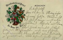 Studentika München (8000) Rhenofrankonia Sei's Panier 1905 I-II - Ohne Zuordnung