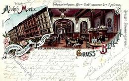 Berlin Mitte (1000) Brauerei Adolph Moritz Friedrichstrasse 100 Lithographie 1902 I-II - War 1914-18