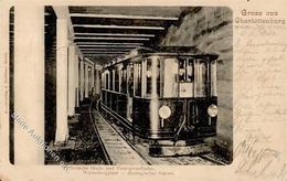 Charlottenburg (1000) Elektr. Hoch- Und Untergrundbahn Wittenbergplatz - Zoologischer Garten 1902 I-II (Stauchung) - War 1914-18