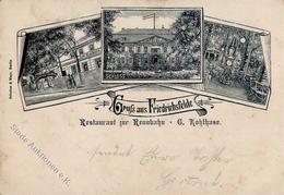 Friedrichsfelde (1000) Gasthaus Zur Rennbahn 1900 II (Stauchung) - Weltkrieg 1914-18