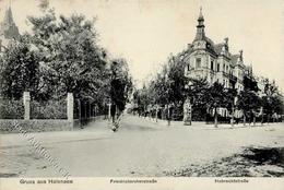 Halensee (1000) Friedrichsruherstrasse Hobrechtstrasse Litfaßsäule  1907 II (Stauchung) - Weltkrieg 1914-18