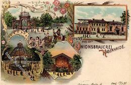 Neukölln (1000) Gruss Aus Der Brauerei Hasenhaide I-II Montagnes - Guerre 1914-18