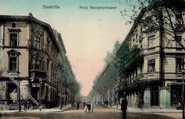 Neukölln (1000) Prinz Handjerystrasse Emailleschild II- (Riss) - Weltkrieg 1914-18