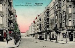 Neukölln (1000) Teupitzerstrasse Kaiser Friedrichstrasse Zigarrenhandlung I- - Weltkrieg 1914-18