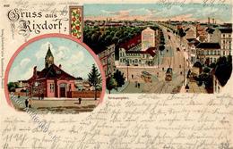 Rixdorf (1000) Bahnhof Hermannstrasse Straßenbahn 1901 I-II - War 1914-18