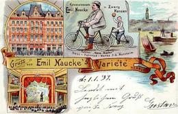 Hamburg (2000) Gruss Aus Emil Nackes Variete Fahrrad 1899 I-II Cycles Montagnes - War 1914-18
