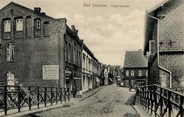 BAD OLDESLOE (2060) - Hagenstrasse Mit Buchdruckerei E.Jürgens I - War 1914-18