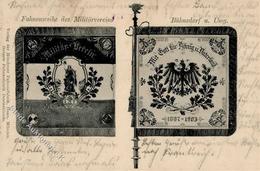 BÜHNSDORF (2061) - FAHNENWEIHE MILITÄRVEREIN Bühnsdorf 1903 I-II - War 1914-18