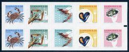 DENMARK / DANEMARK (2017) - Shellfish / Skaldyr, Crab, Lobster, Prawn, Mussel, Oyster - Booklet / Carnet - Nuevos