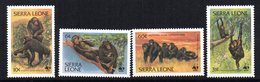 Serie Nº 553/6  Sierra Leona - Chimpancés