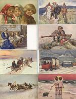 Künstler-Karte Russland Partie Von Circa 100 Ansichtskarten I-II - Ohne Zuordnung