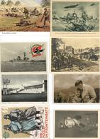 WK II Partie Mit Circa 130 Ansichtskarten I-II - Guerre 1939-45