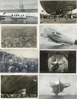 ZEPPELIN - LOT Von 13 Versch. Zeppelin-Ansichtskarten, Meist Einfacher Art I-II Dirigeable - Aeronaves