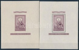 ** 1951 Lila Blokkpár (750.000) (gumi Ráncok / Gum Creases) - Other & Unclassified