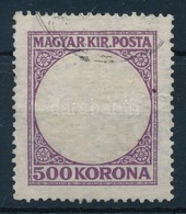 O 1921 Koronás Madonna 500K Nem Látható Középrésszel - Other & Unclassified