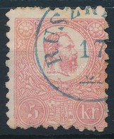 O 1871 K?nyomat 5kr Kék ,,RUSZK(BERG)' - Altri & Non Classificati