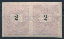 ** 1889 2kr Fogazatlan Pár - Other & Unclassified